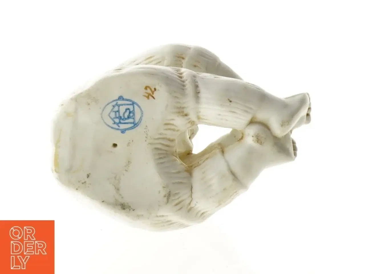 Billede 2 - Porcelænsfigur af baby (str. 12 x 6 cm)