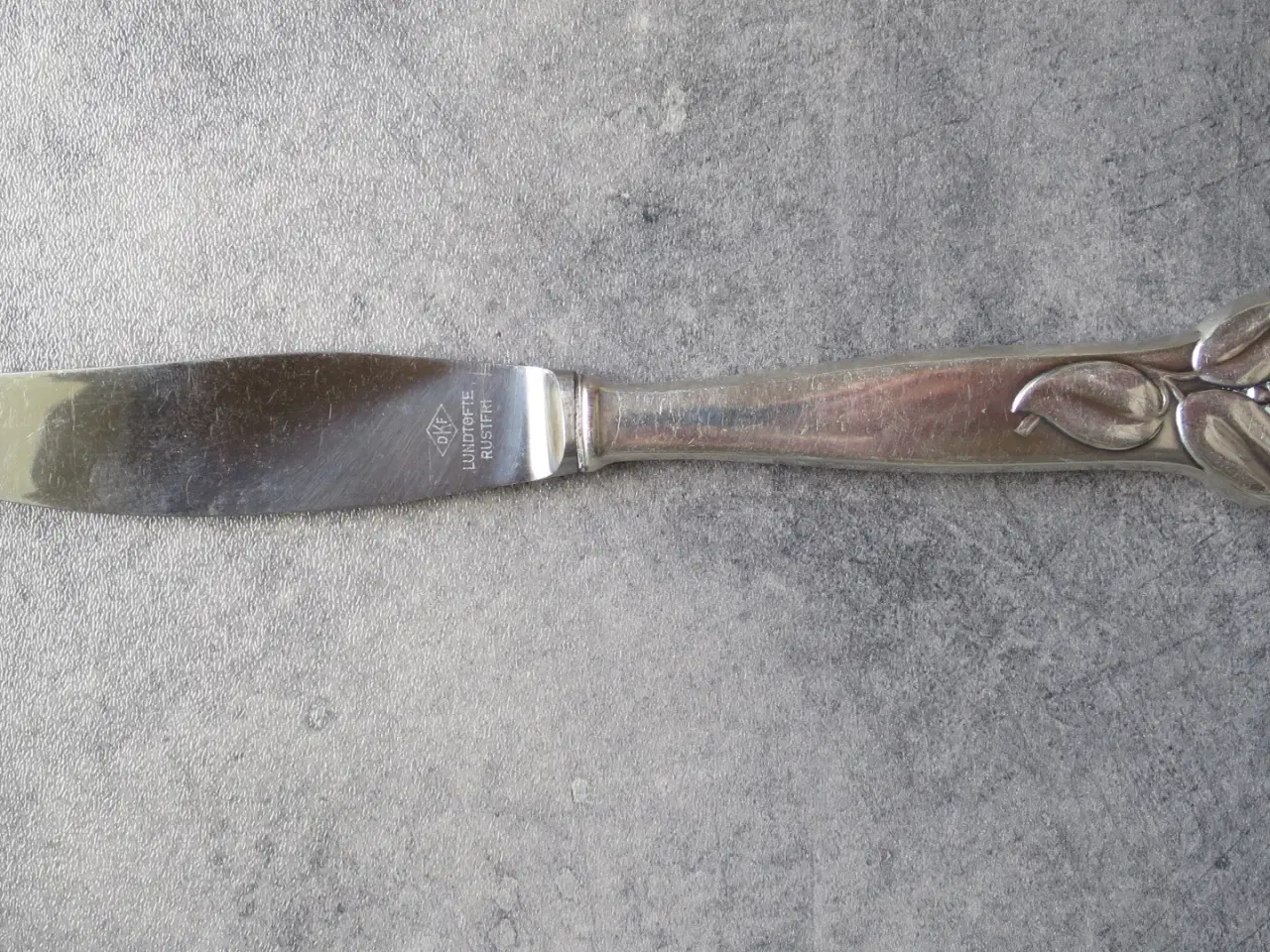 Billede 1 - "Blad" sølvplet bordknive