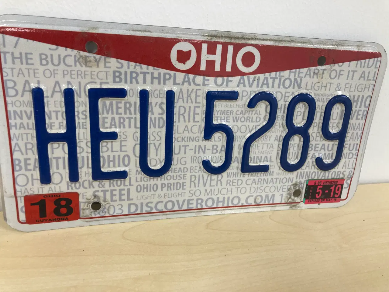 Billede 1 - Ohio US nummerplade 