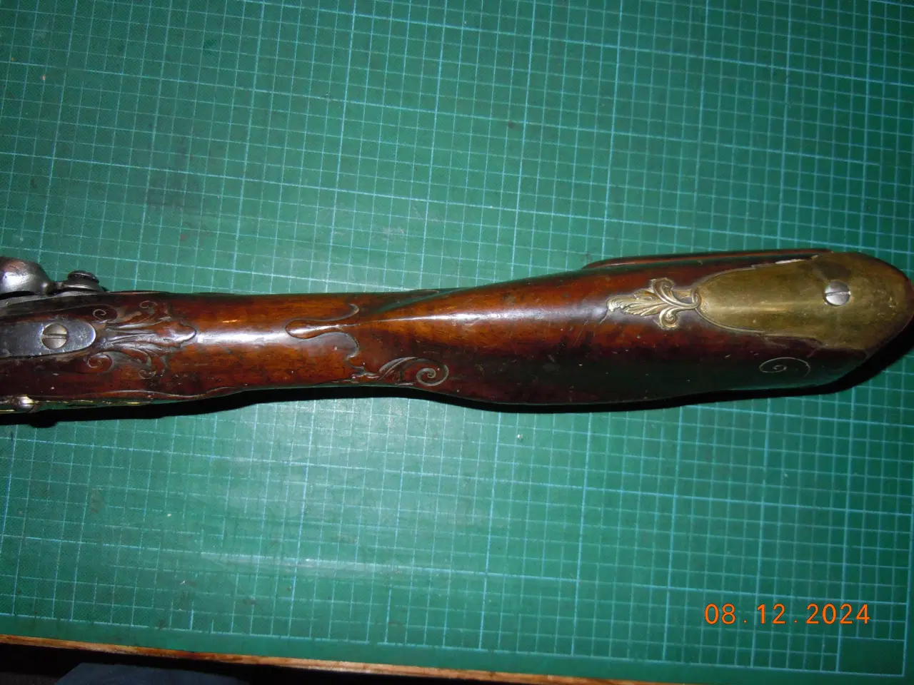 Billede 11 - Vognbøsse, Blunderbuss, 1700 tallet, flintelås. 