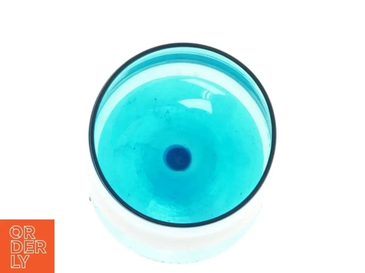 Billede 3 - Blåt glas (str. 18x7 cm)
