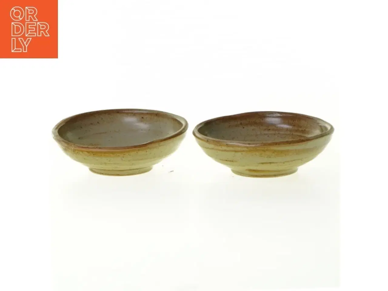 Billede 1 - Japansk keramik - små skåle til soya el. dip (str. 8 cm)