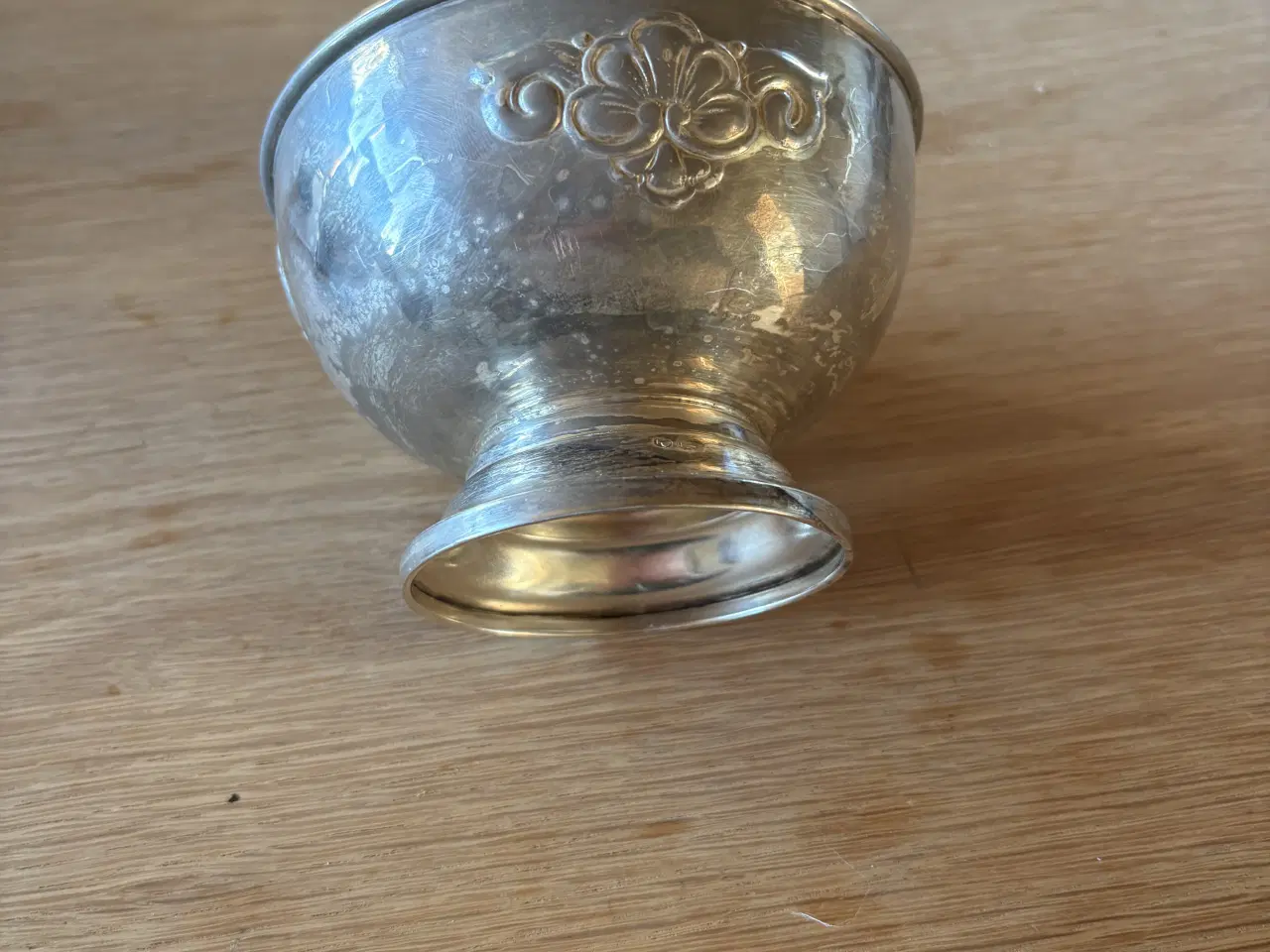 Billede 2 - To tårnet sølvskål