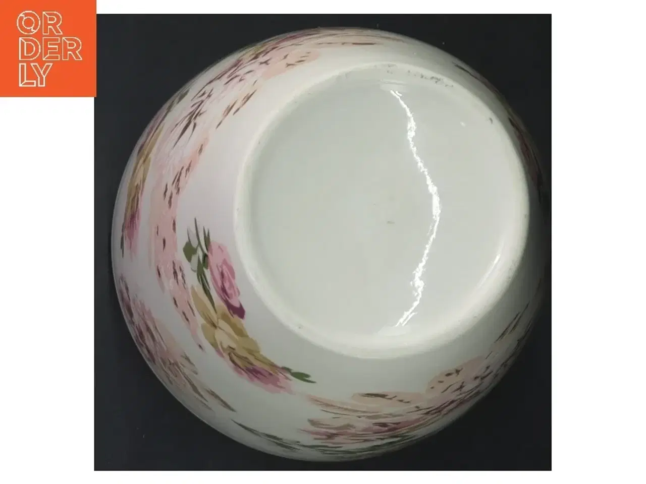 Billede 2 - Blomsterdekoreret vase (str. 14 cm)