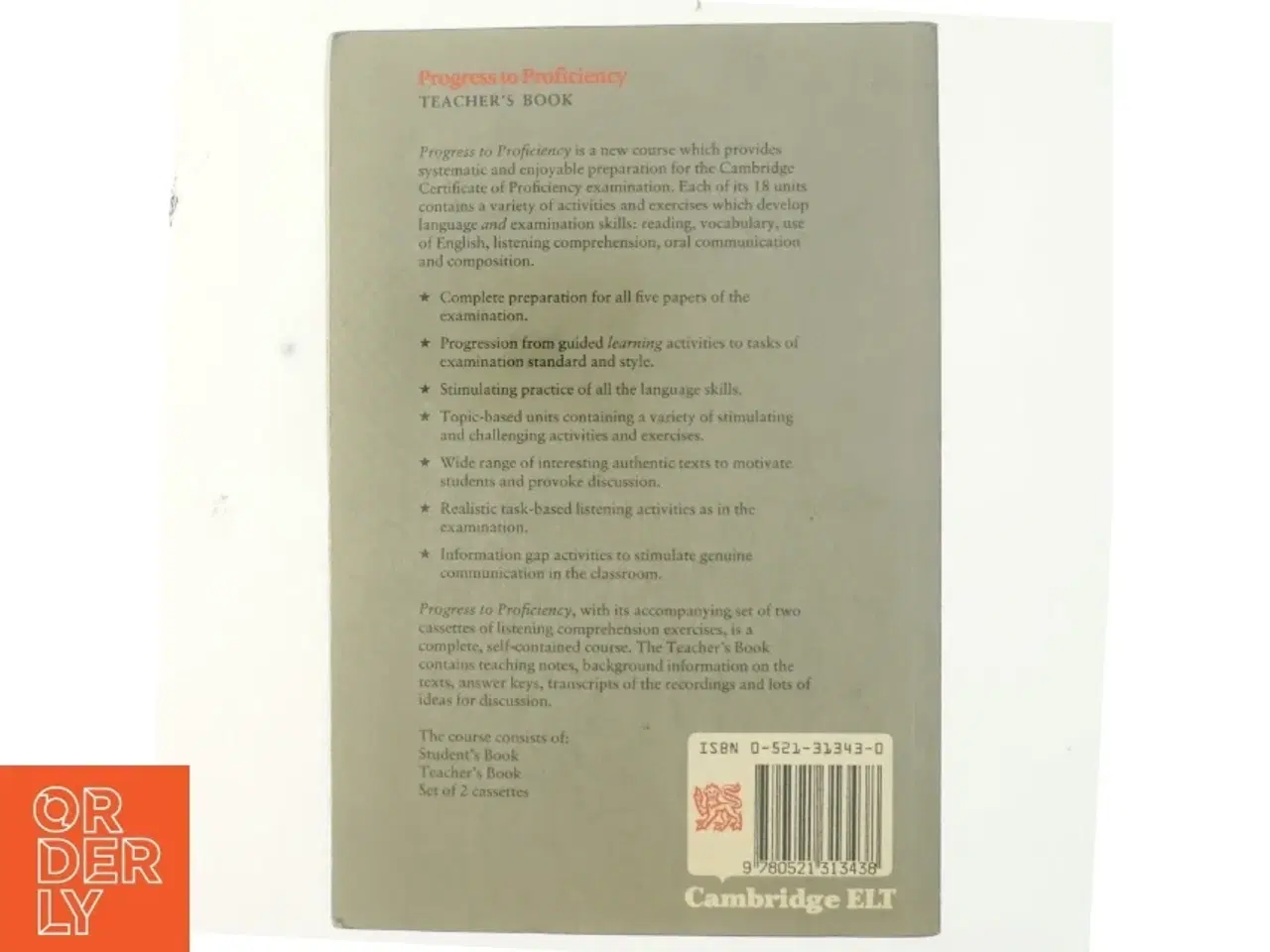 Billede 3 - Progress to Proficiency Teachers&#39; Book af Leo Jones (Bog)