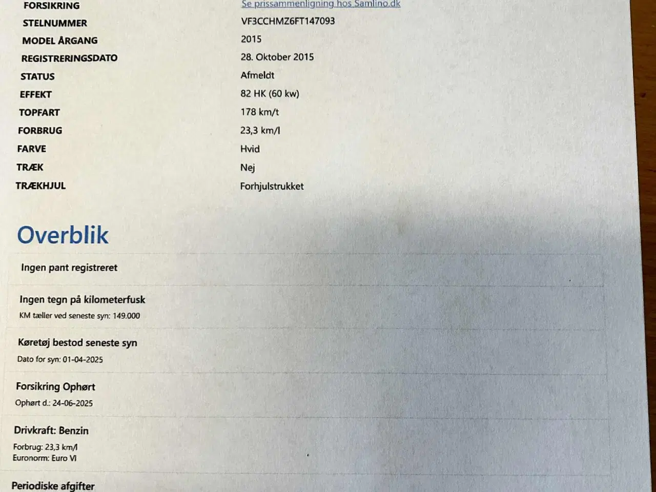 Billede 2 - Velholdt Peugeot 208 1,2 Benzin