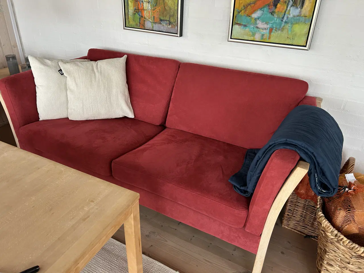 Billede 5 - Sofagruppe incl. 2 massive sofaborde 