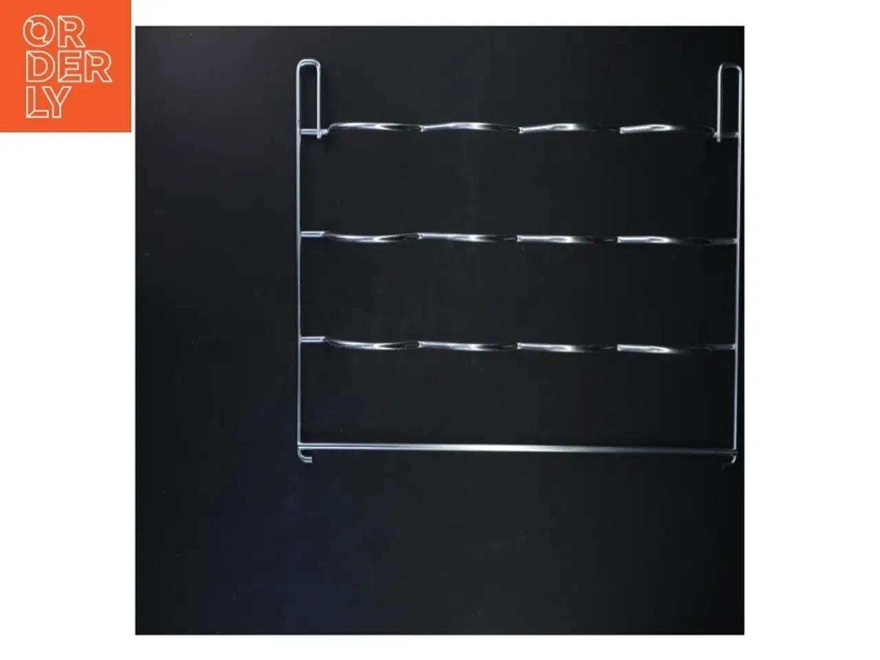 Billede 2 - Metal flaskeholder til skab (str. 45x28 cm)