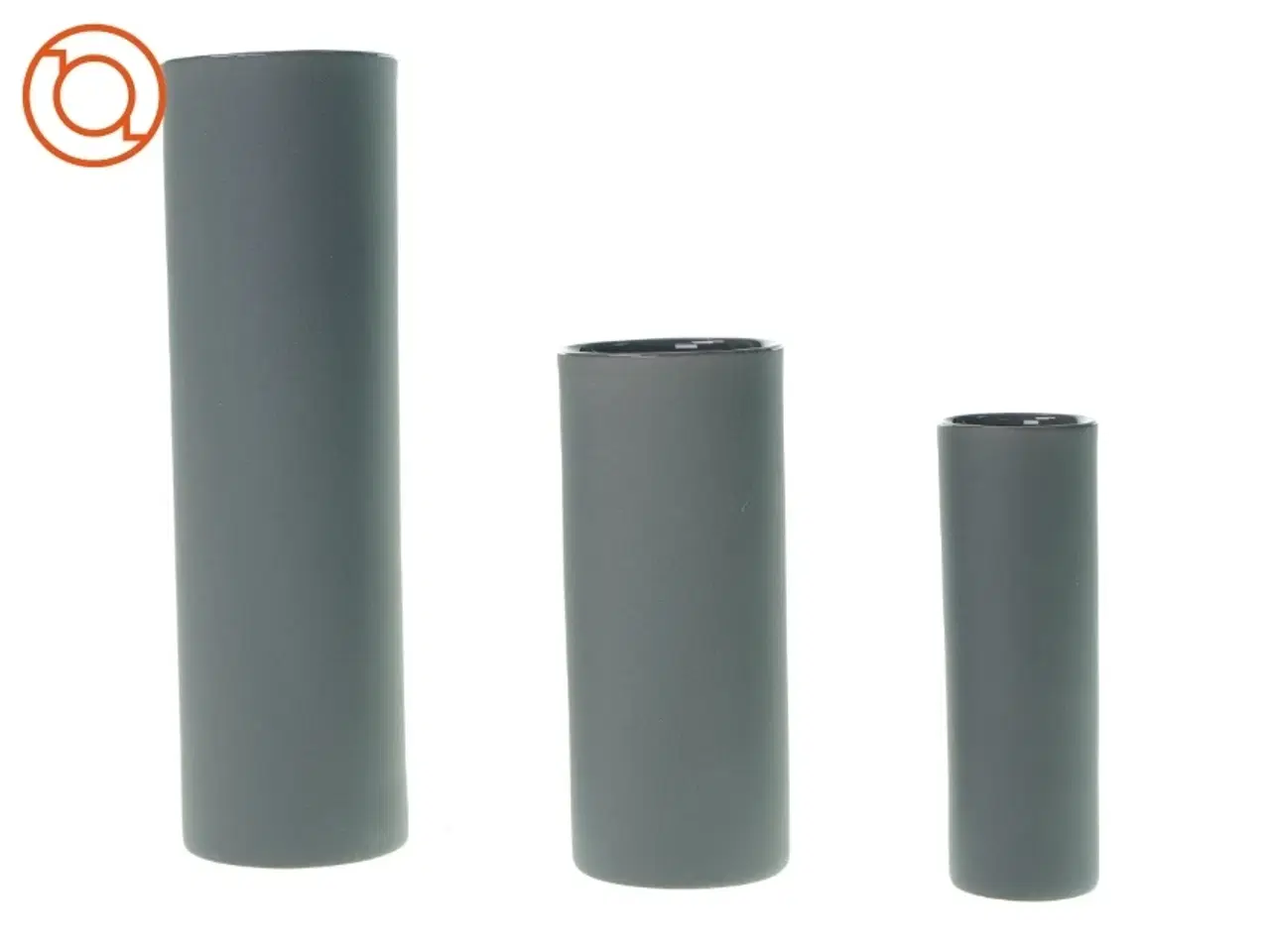 Billede 1 - 3x vaser fra Hübsch (str. 22,14 og 12cm)