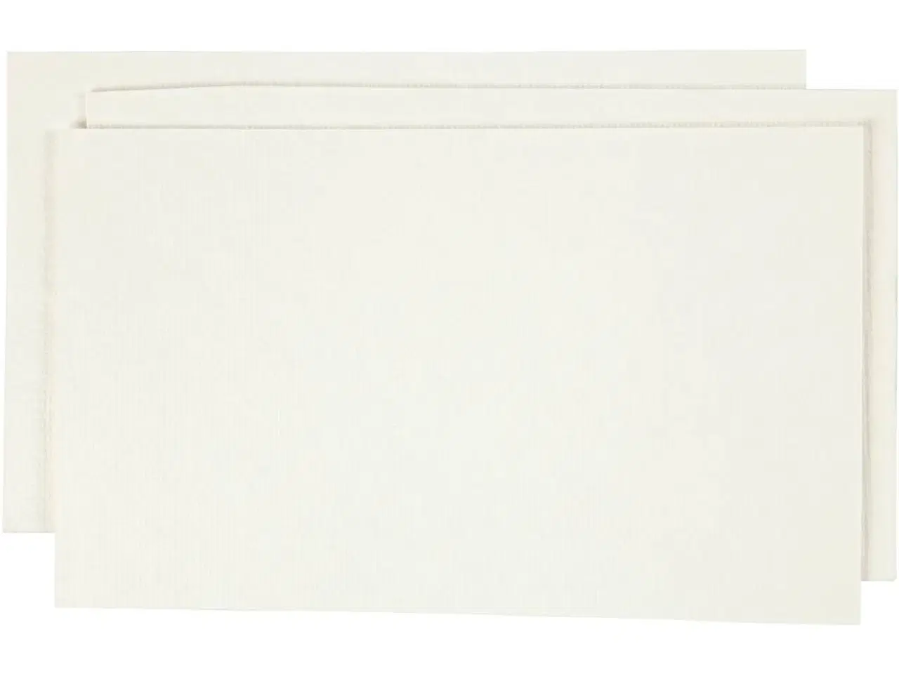 Billede 1 - Papirpulp 20x12 cm, Råhvid - 100 g til Håndlavet Papir