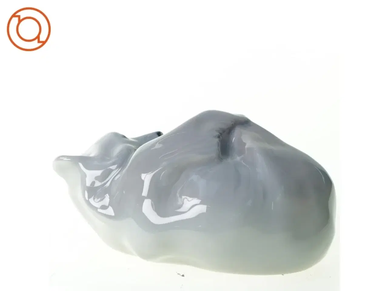 Billede 3 - Liggende isbjørn fra Royal Copenhagen (str. 12 x 9 cm)