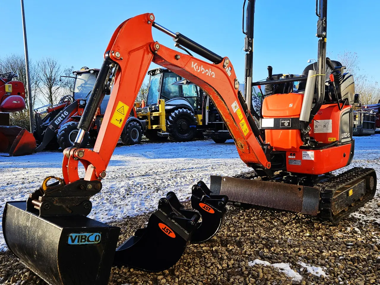 Billede 3 - Kubota U10-5 / årg. 2022 / 500 timer / skovlsæt