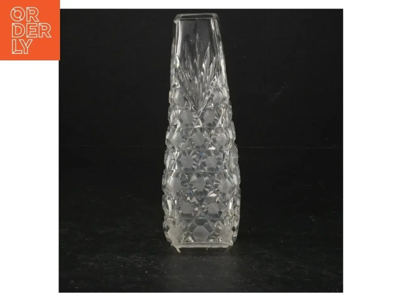 Billede 1 - Krystalglas vase (str. 17 cm)