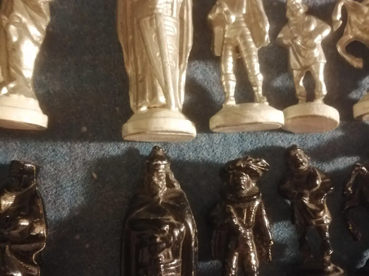 Billede 6 - Smukke Gamle Metal Skakbrikker