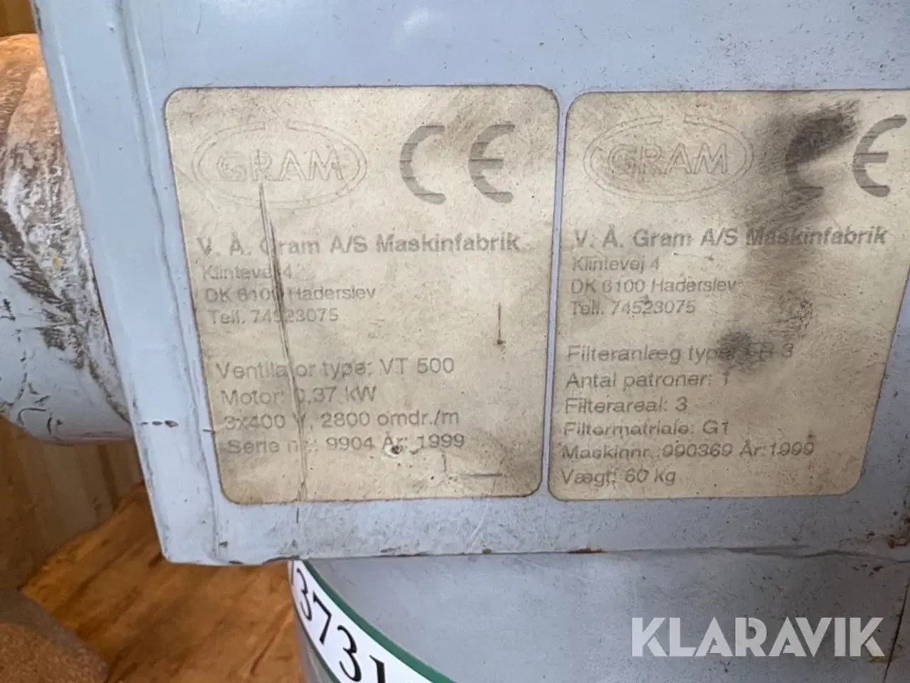 Billede 10 - ventilator-/udsugningsenhed Gram VT500