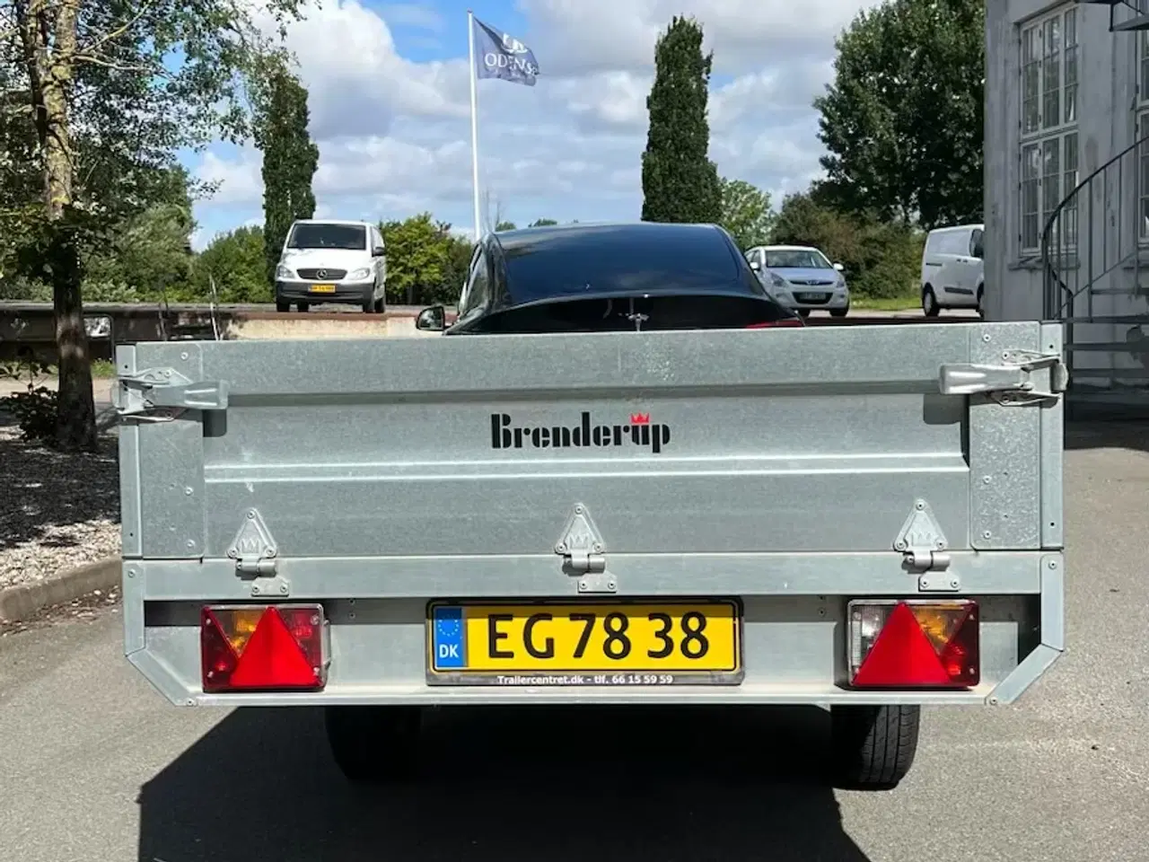 Billede 6 - Brenderup 4260 stål ladtrailer – 750 kg