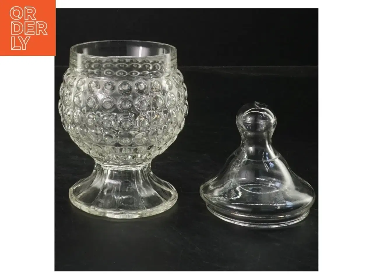 Billede 2 - Glaskrukke med låg (str. 18x11 cm)