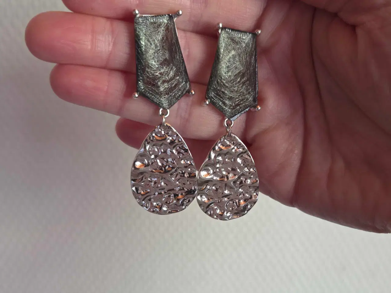 Billede 8 - Vila grey stone øreringe