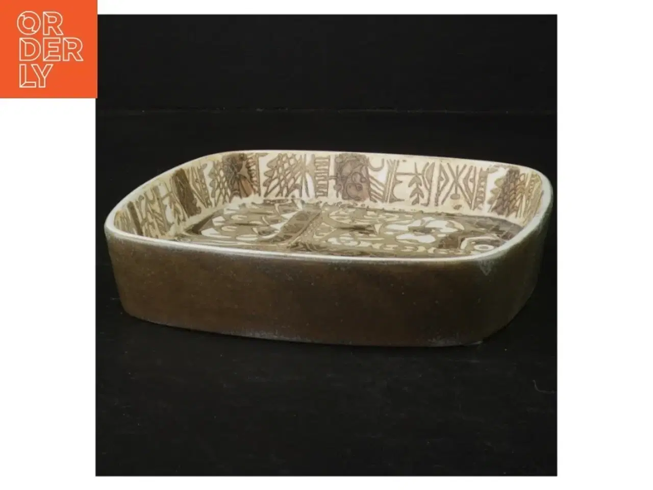 Billede 3 - Dekorativ keramikfad fra Royal Copenhagen (str. 16,5 x 16,5 cm)