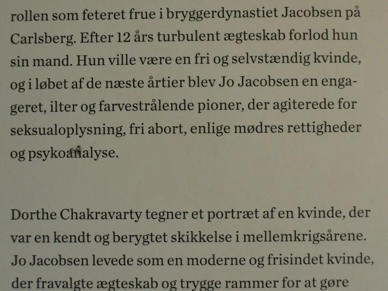 Billede 4 - jo - et portræt af jo jacobsen, af dorthe chakrava