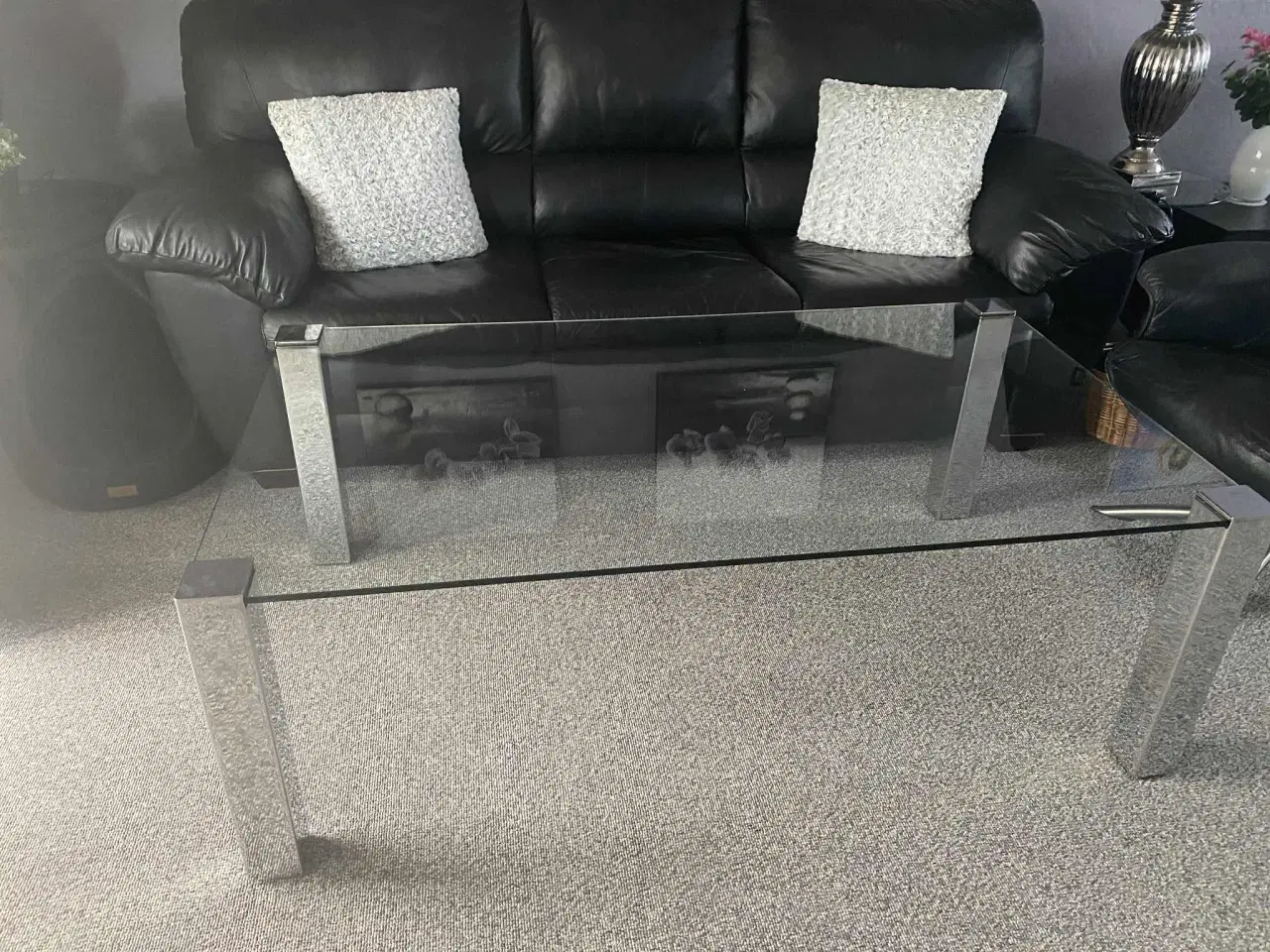 Billede 3 - Lædersofa sæt