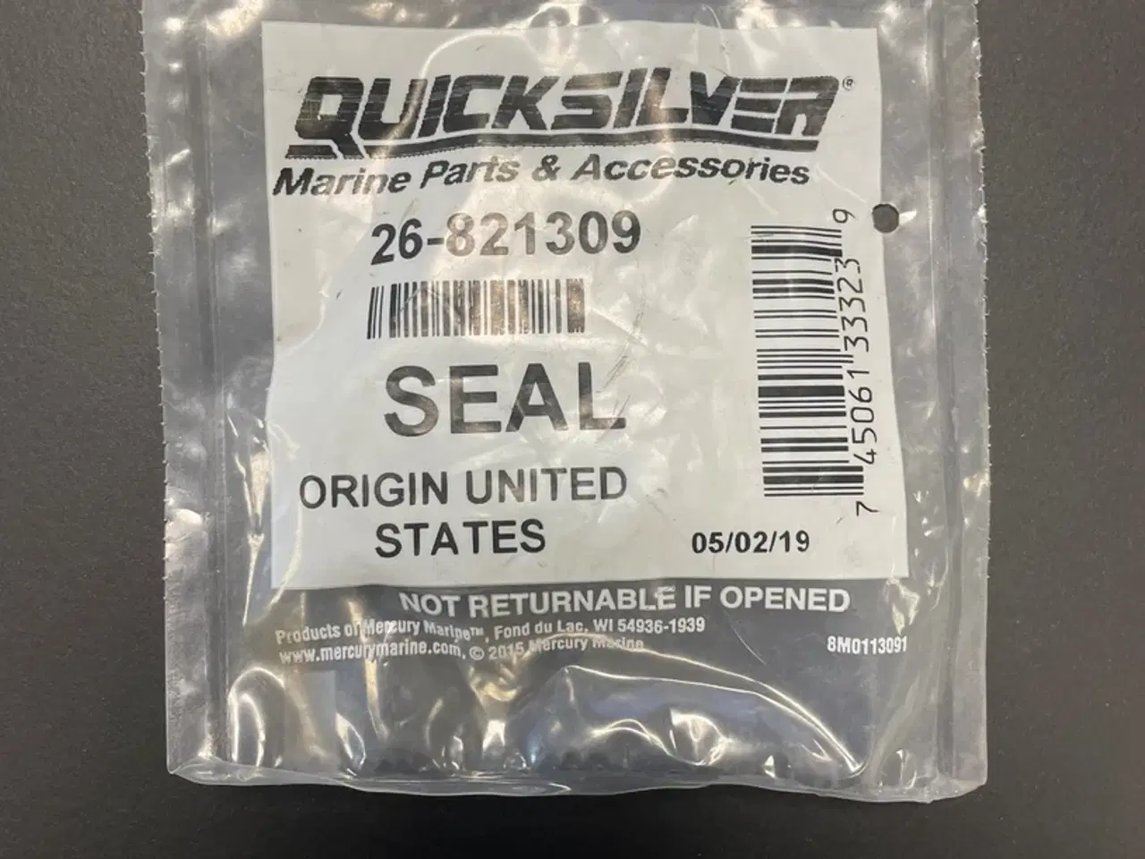 Billede 1 - Quicksilver Seal Mercury
