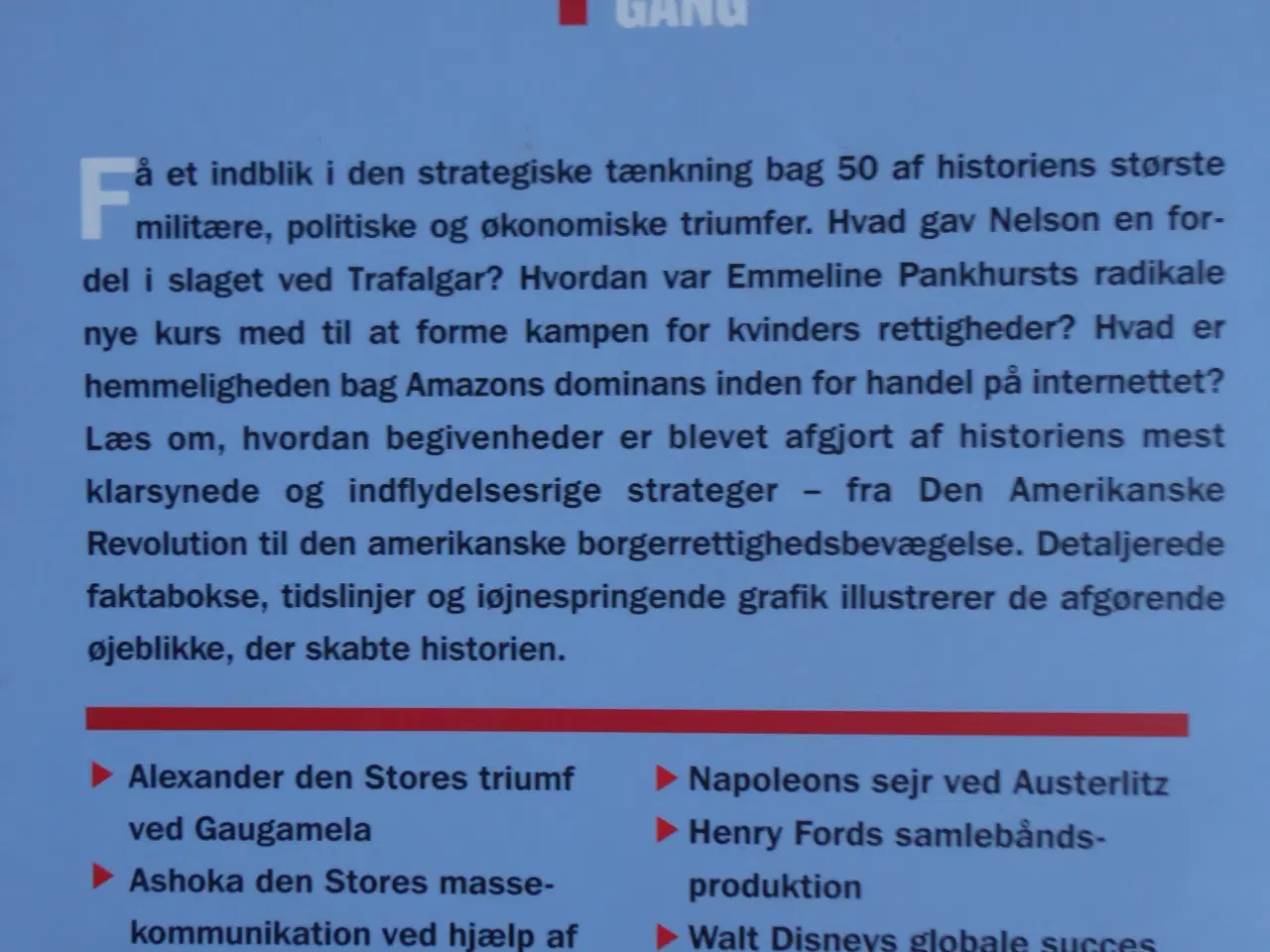 Billede 3 - 50 strategier der ændrede historiens gang  :