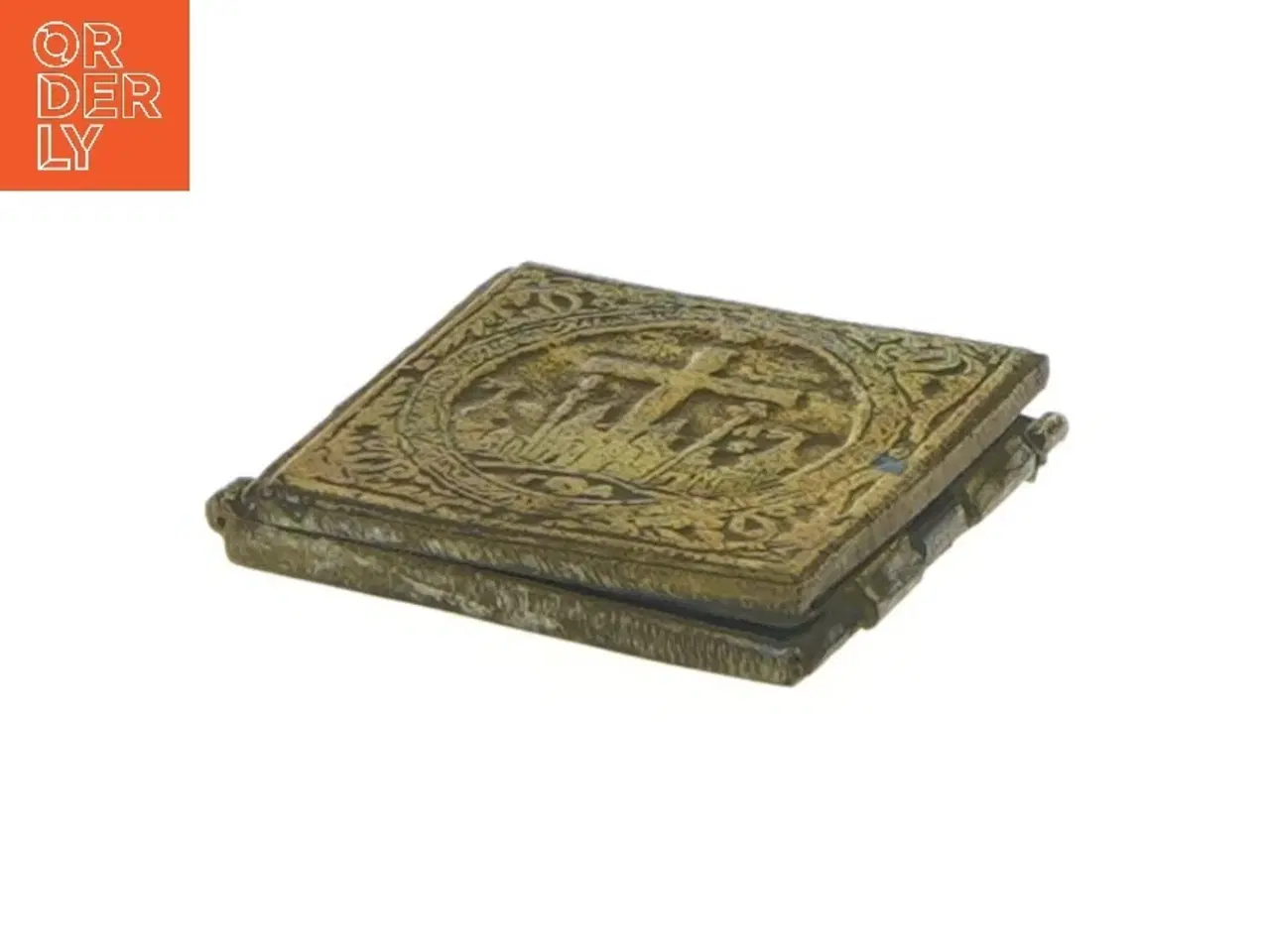 Billede 5 - Religiøs triptykon metal ikon (str. 7x6,5 cm)