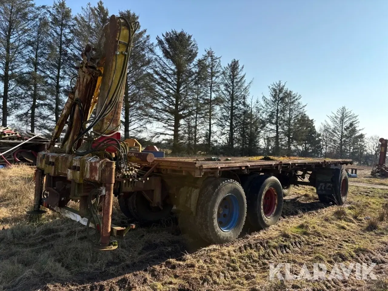 Billede 4 - Blokvogn Wabco med kran