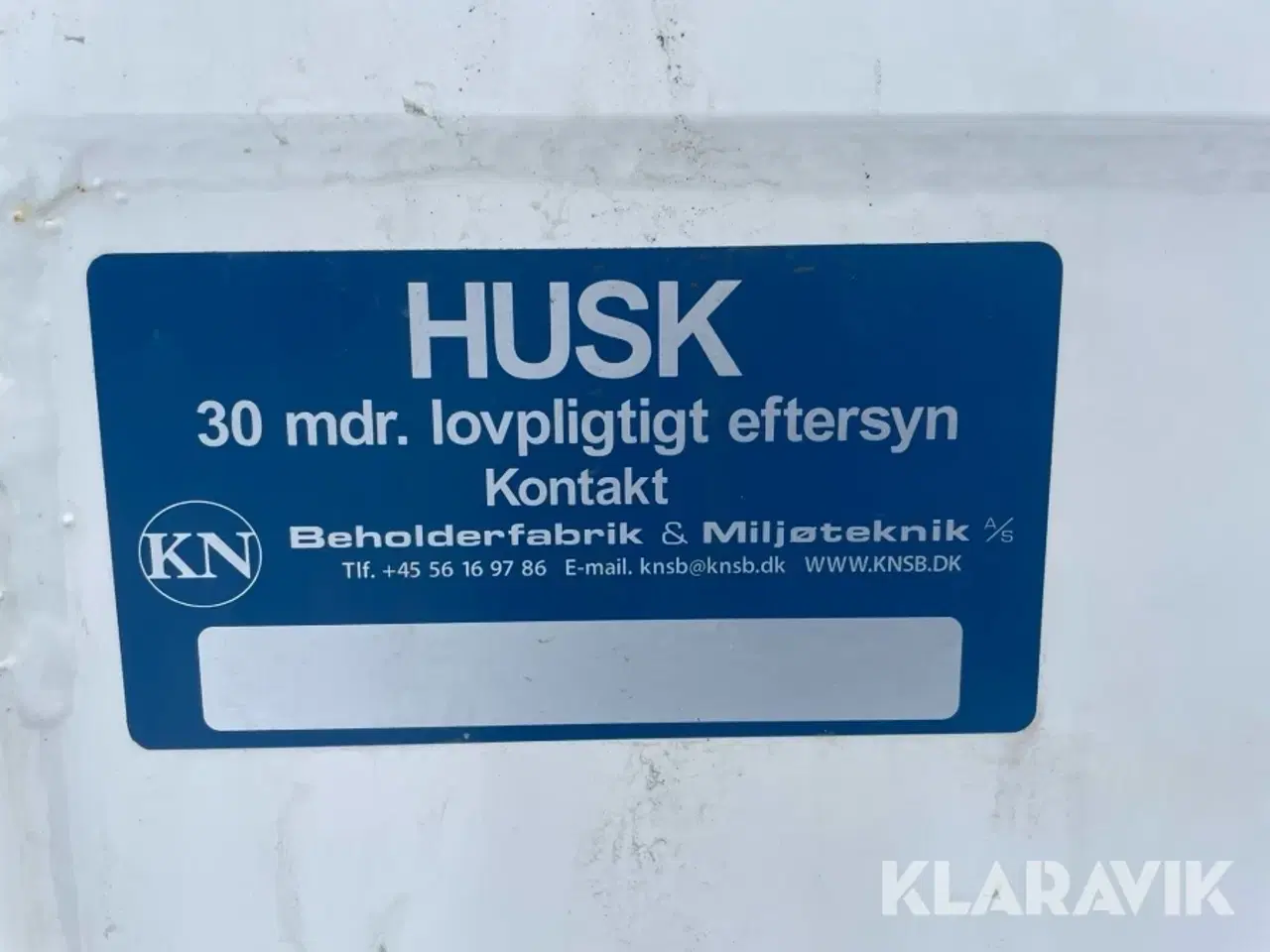 Billede 9 - Container med diesel tank