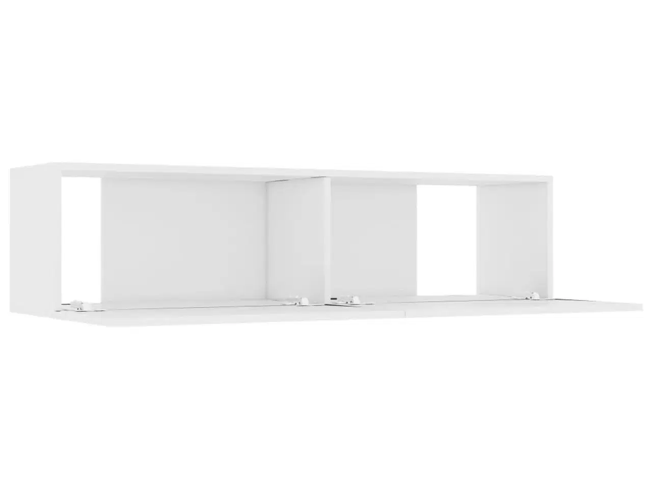 Billede 4 - Tv-skab 120x30x30 cm konstrueret træ hvid