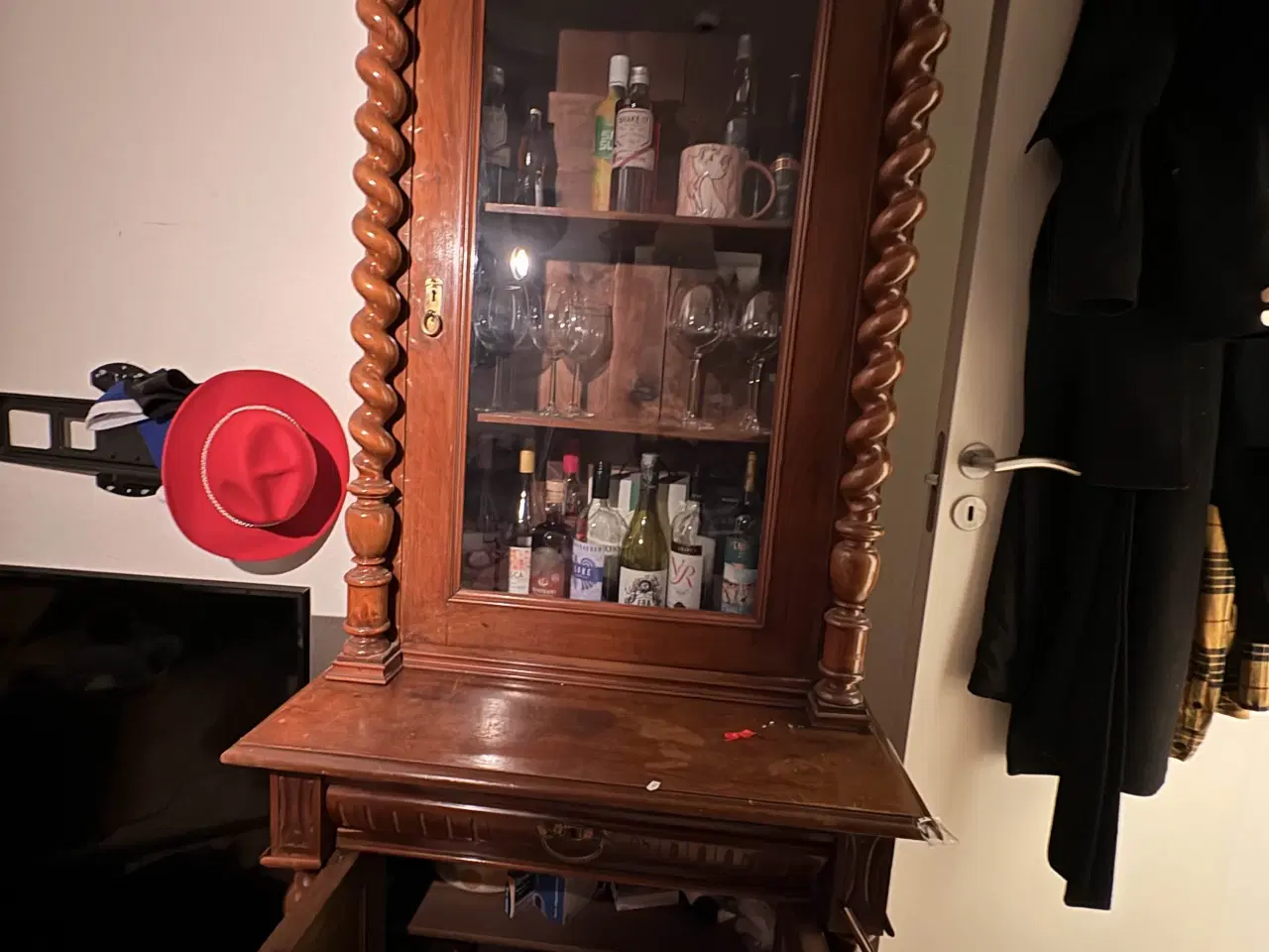 Billede 4 - Antik Vitrine skab