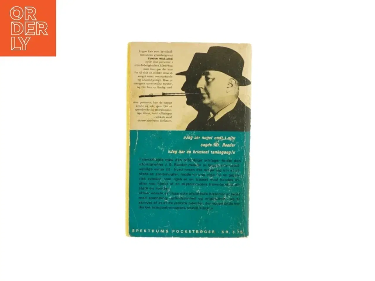 Billede 2 - Mr. Reeder&#39;s kriminelle tankegang af Edgar Wallace (bog)