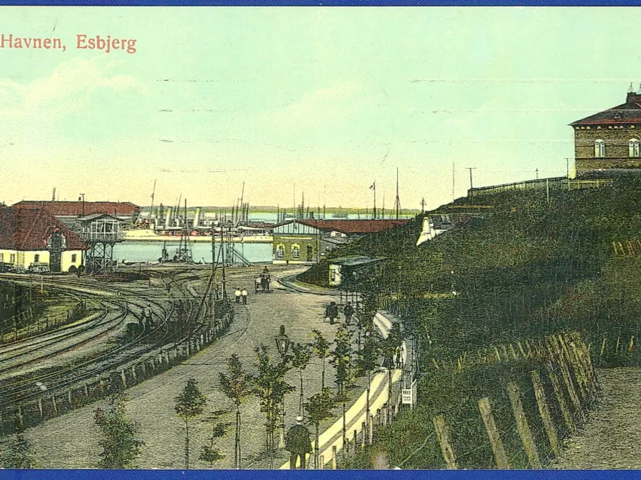 Billede 1 - Esbjerg Havn, 1914