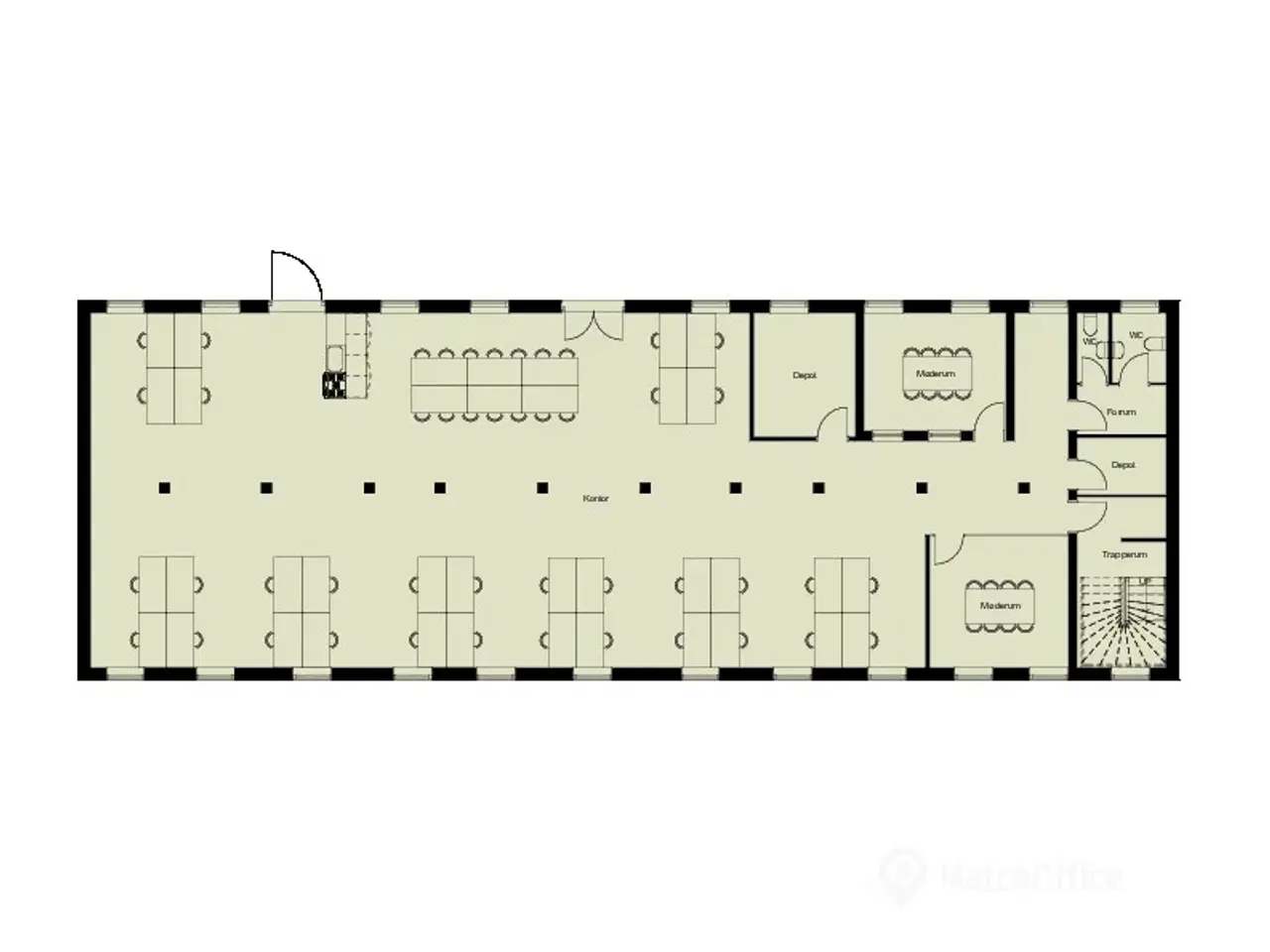 Billede 18 - Lyst og indbydende kontor med nordisk æstetik og unikke detaljer