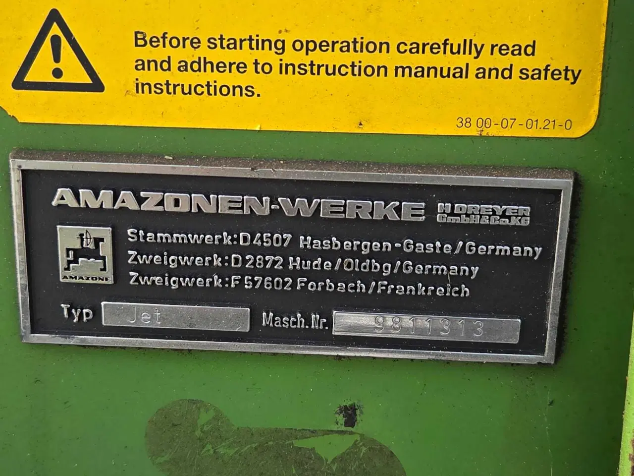 Billede 3 - Amazone jet bomspreder
