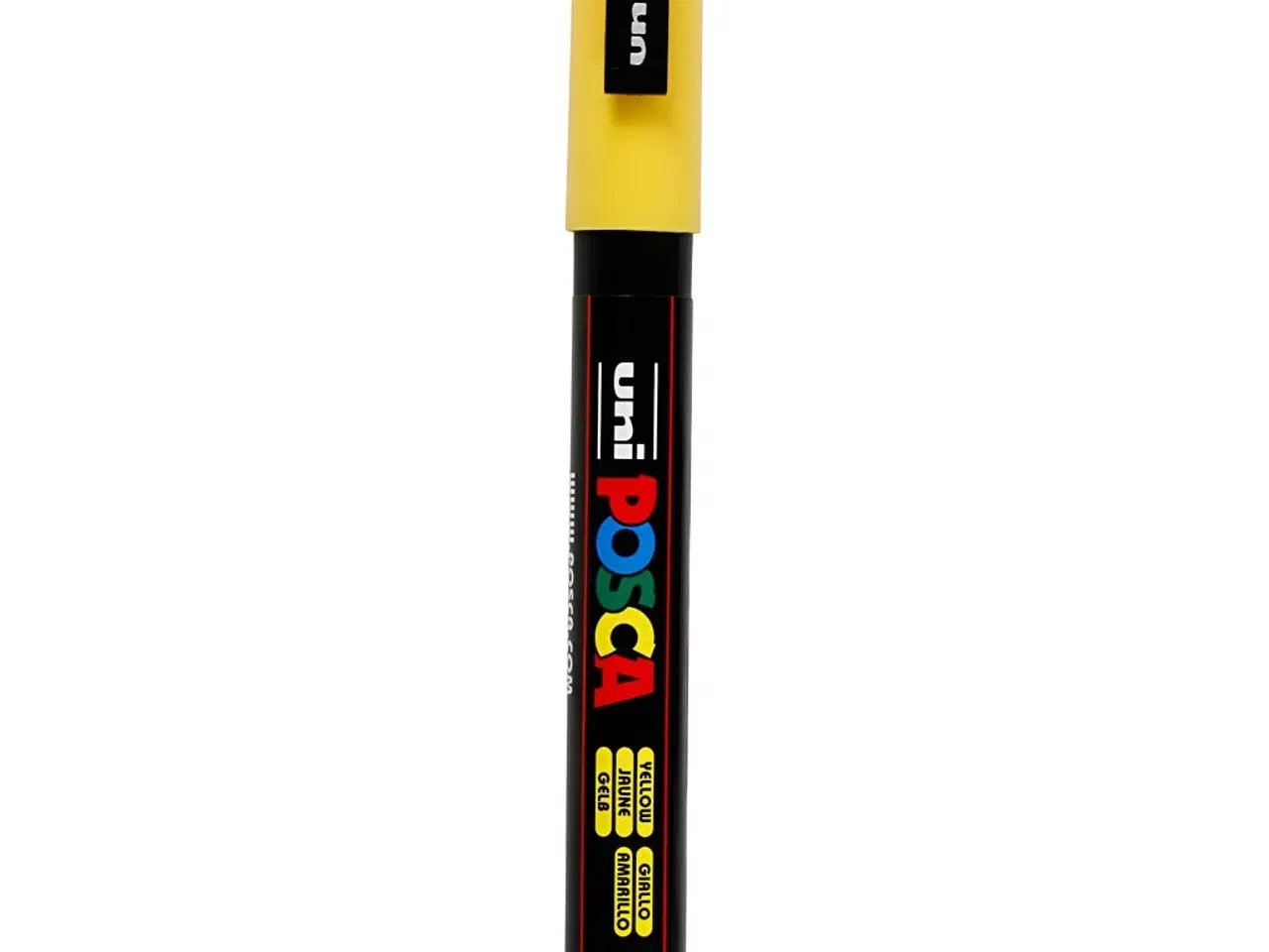 Billede 1 - Posca Tusch, PC-3M, streg 0,9-1,3 mm, gul, 1 stk.