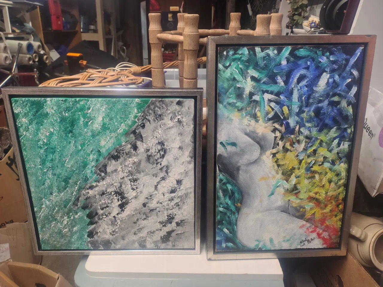 Billede 3 - Mange flotte malerier af ass. Kunstnere