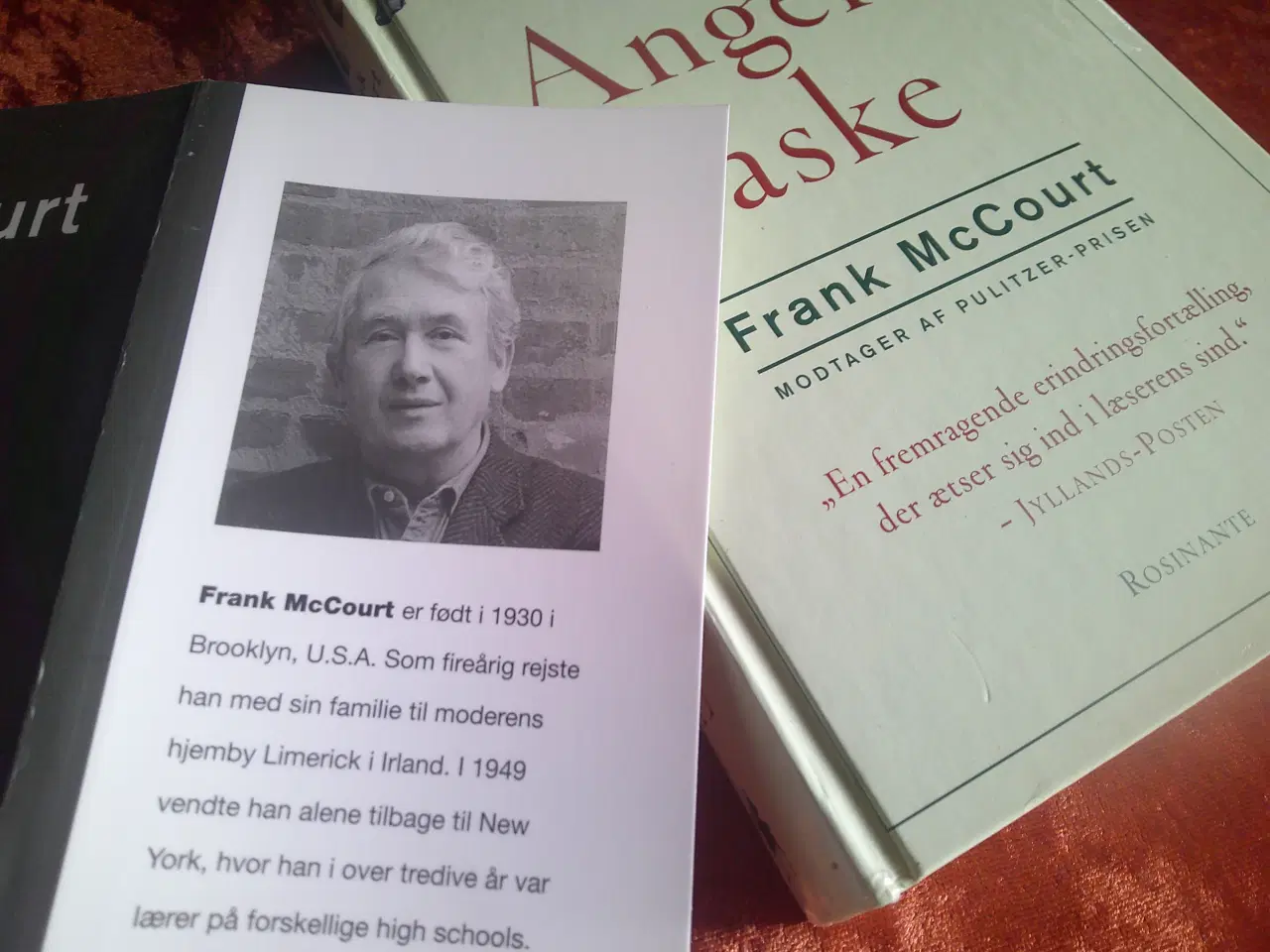 Billede 2 - Angelas aske m.fl., Frank McCourt,