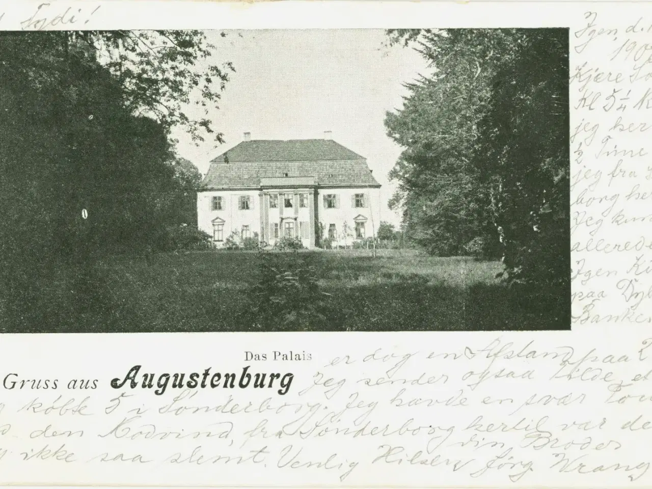 Billede 1 - Gruss aus Augustenburg.1900