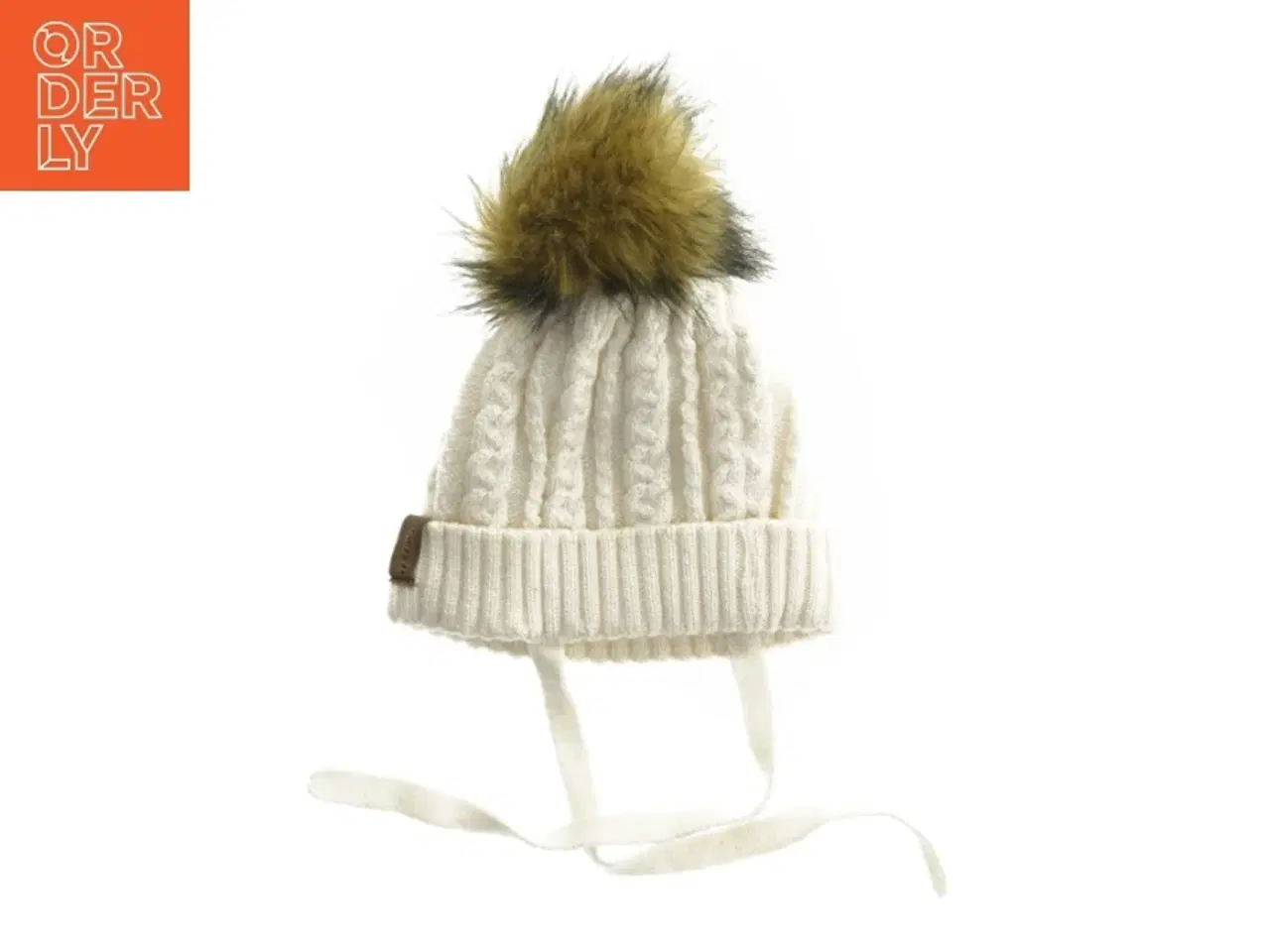 Billede 1 - Strikket hue med kvast fra Joha (str. 6-12 mdr)