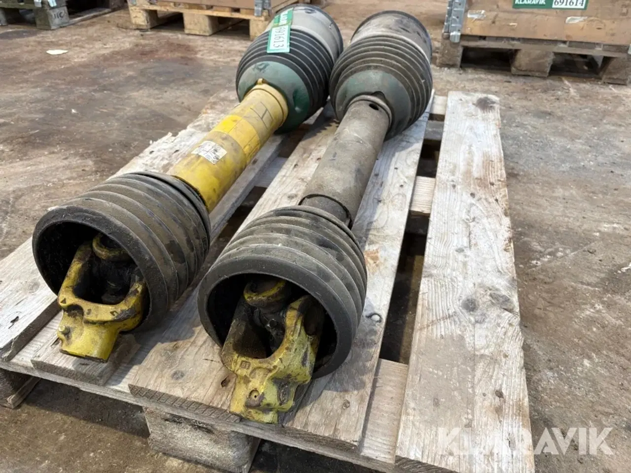 Billede 6 - PTO aksler Walterscheid PGH20 1604 til Kongskilde skårlægger højre og venstre side