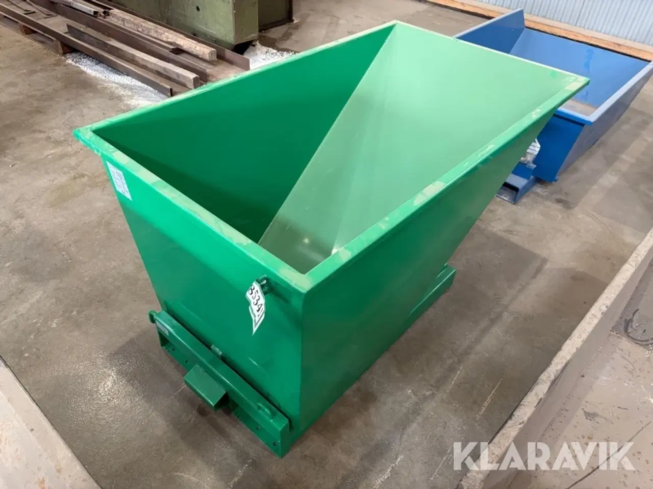 Billede 5 - Tipcontainer Intra Materialhantering Tippo 600 Green 1 styk