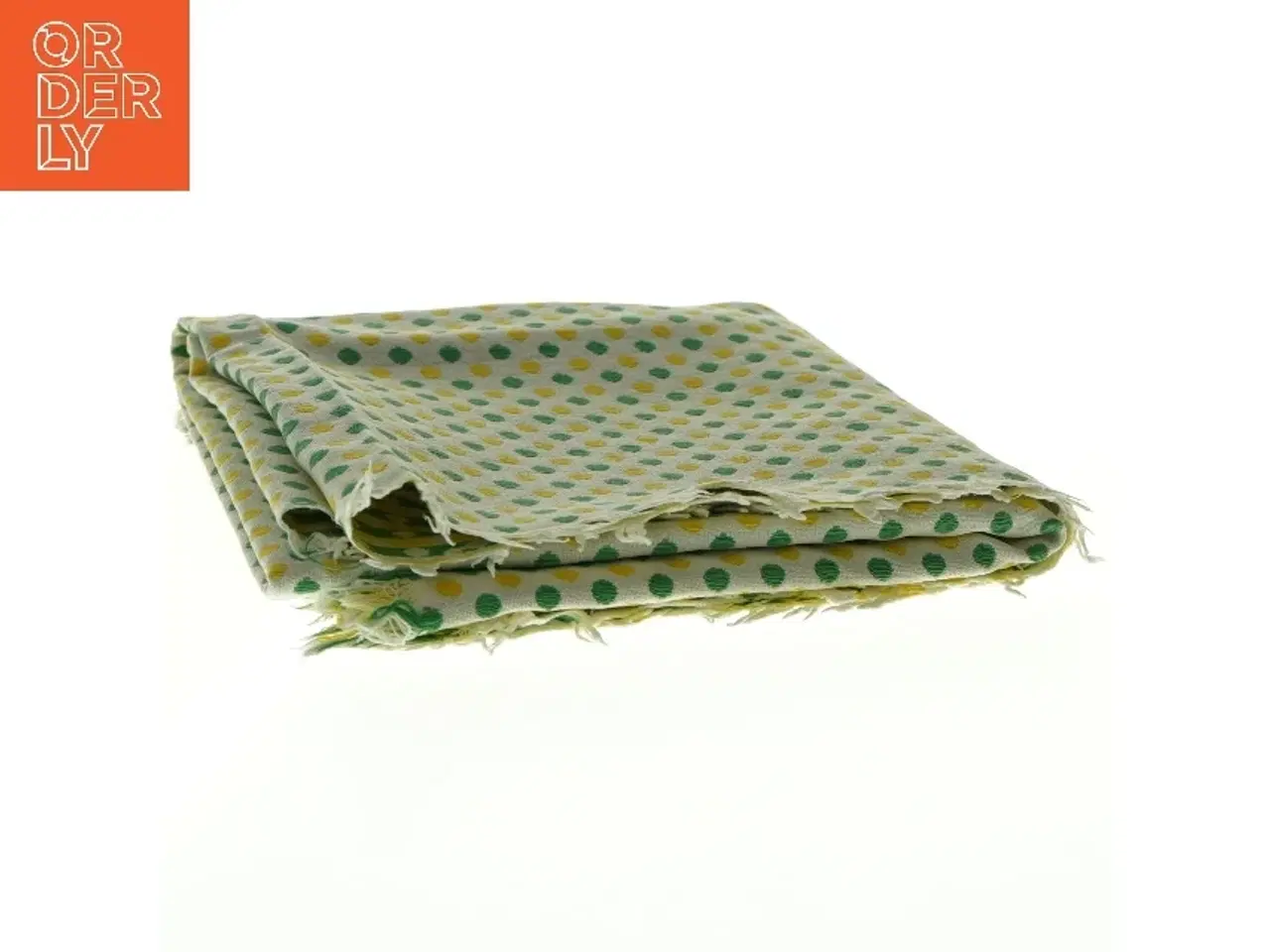 Billede 4 - Ternet bomulds tekstil (str. 73. x 73 cm)