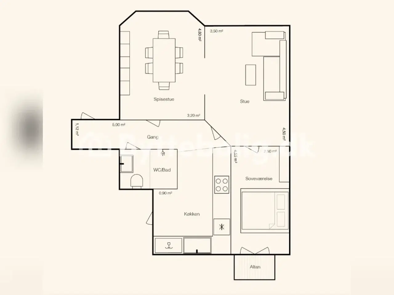 Billede 2 - Lækker boligbytte i København søges