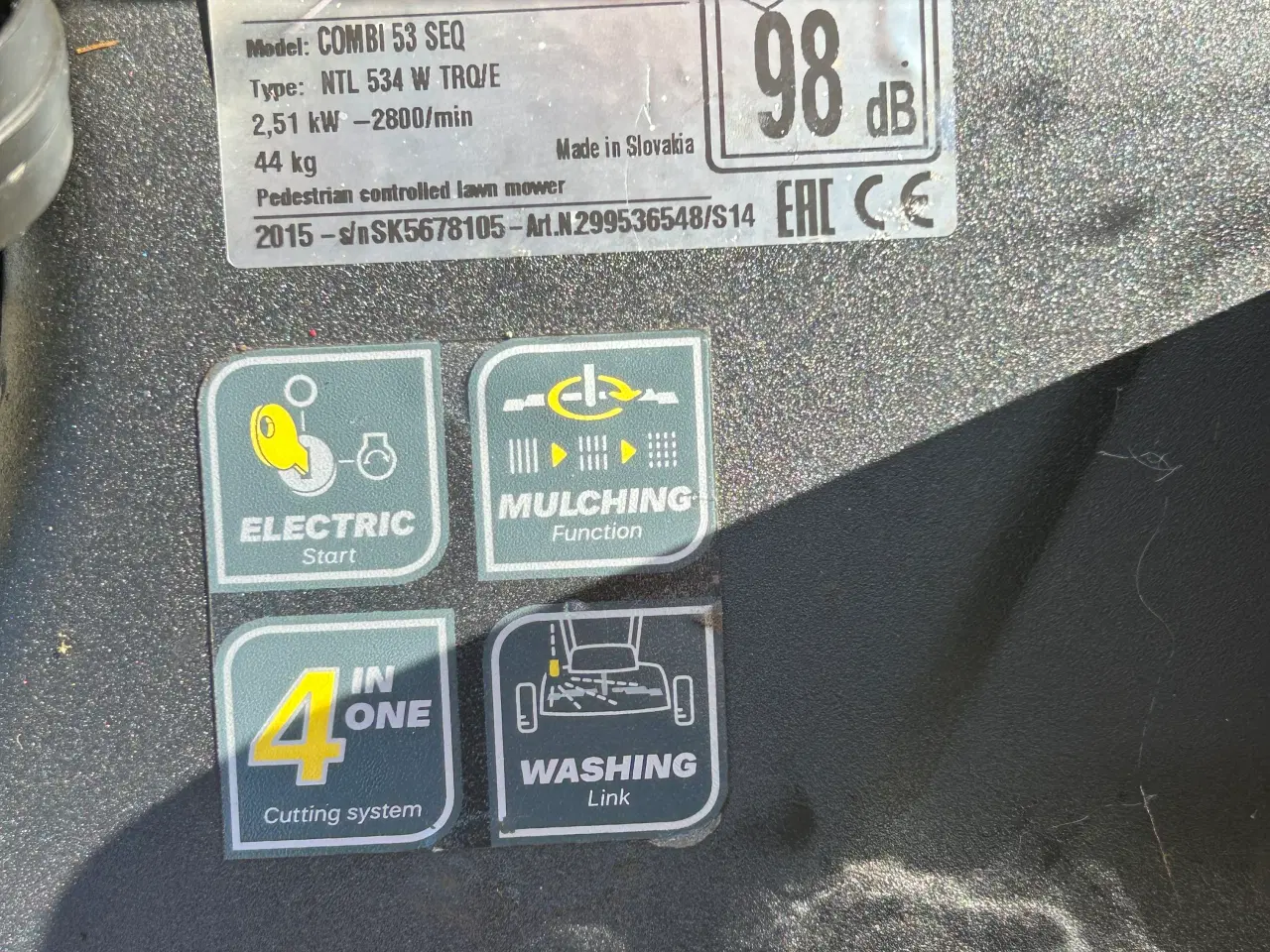 Billede 4 - Stiga combi 53 SEQ ST 55 ES