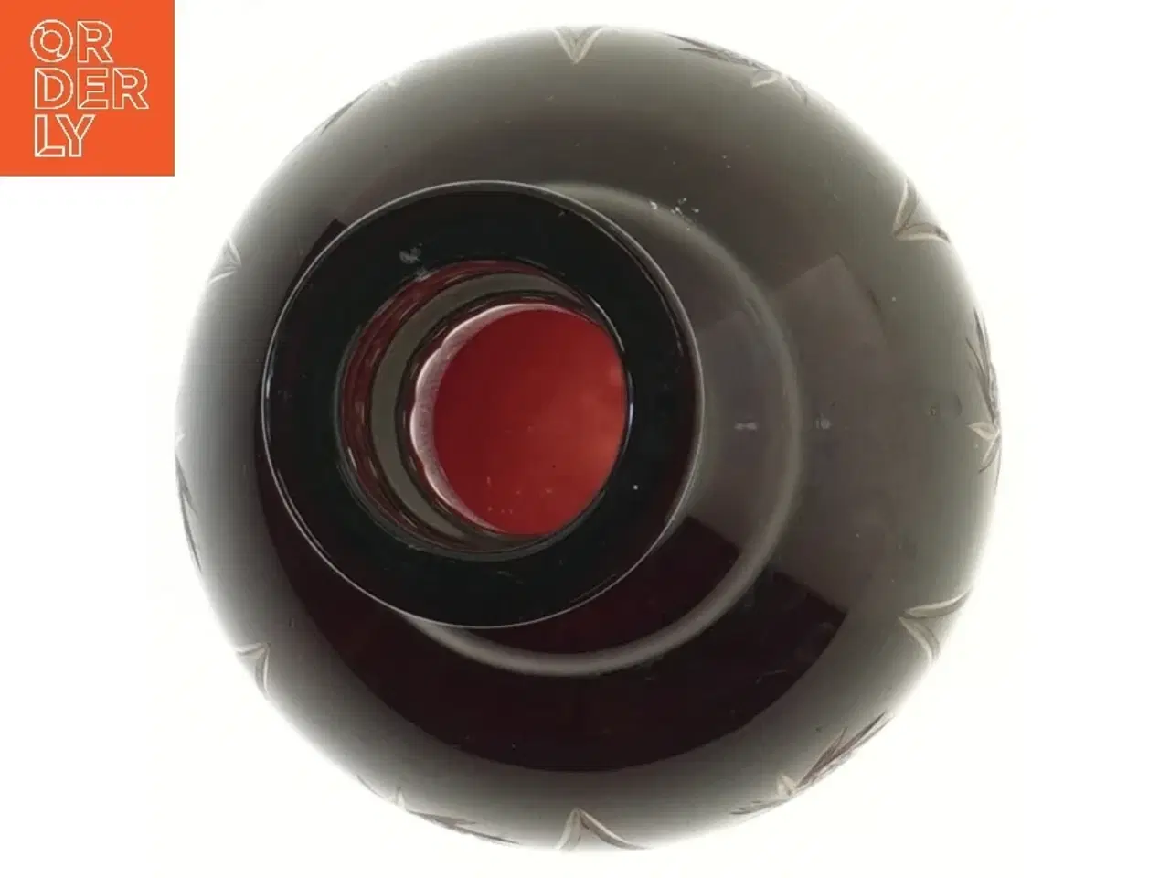 Billede 2 - Dekorativ Rømer el Bøhmisk krystal glasvase (str. 25 cm)