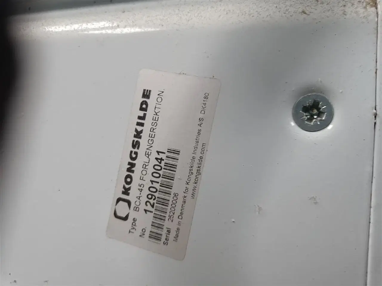 Billede 4 - Kongskilde BCA 45 kornbånd ca 32 meter med afkaster stol