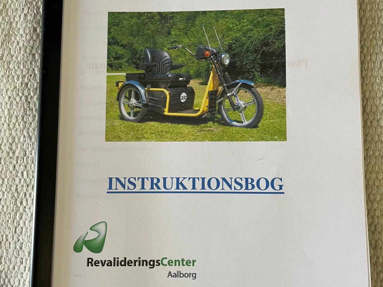 Billede 2 - Trilet Handicap knallert Instruktions bog