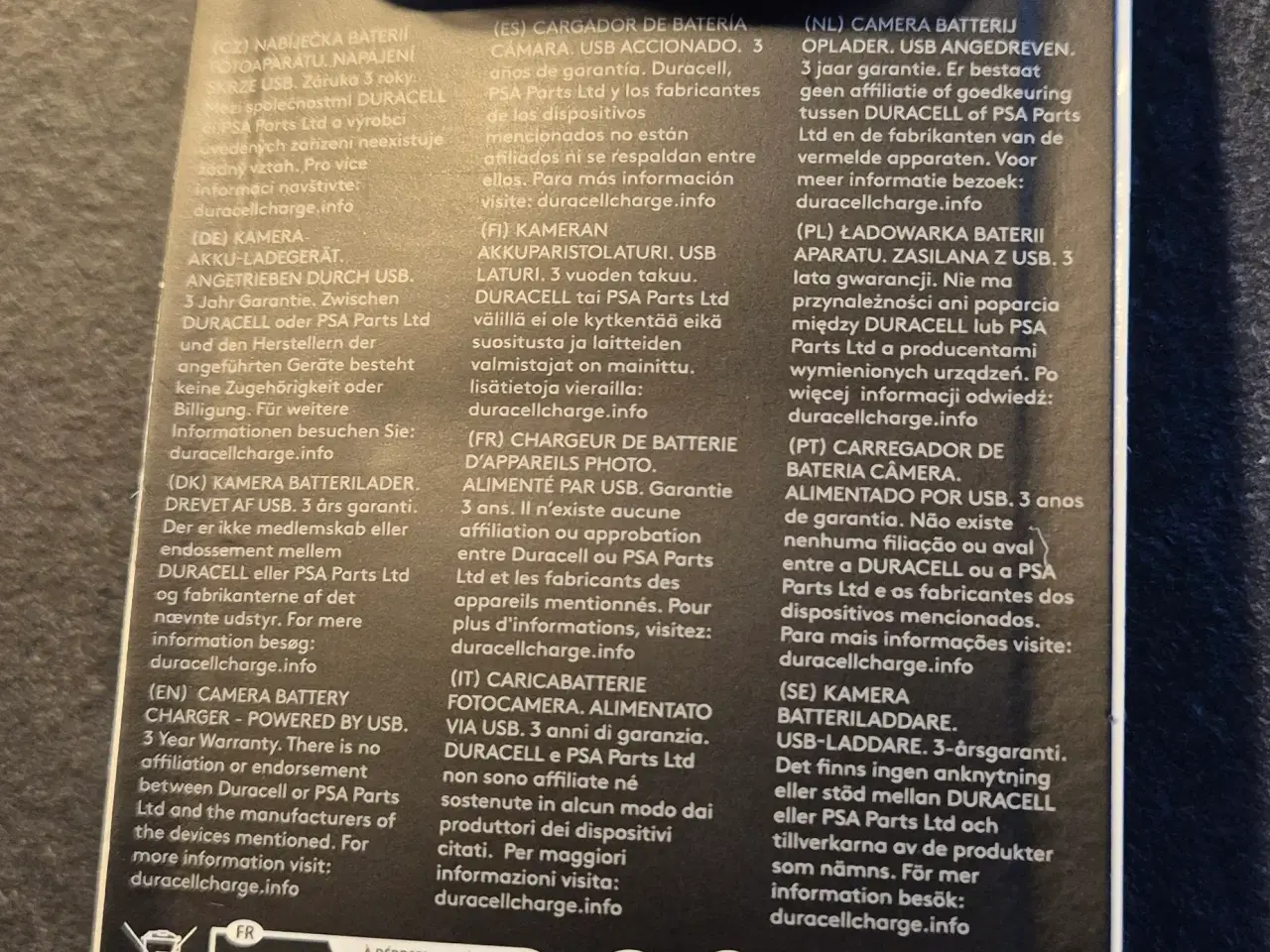 Billede 2 - Duracel batterilader Canon 